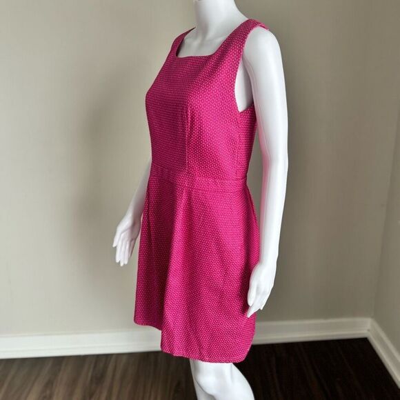 The Limited Polka Dot Shift Dress Pink & White Size 8 - Picture 1 of 9